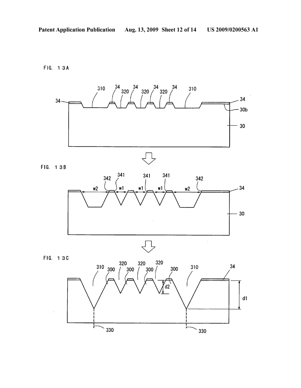 Group III nitride semiconductor light-emitting device and production method therefor - diagram, schematic, and image 13