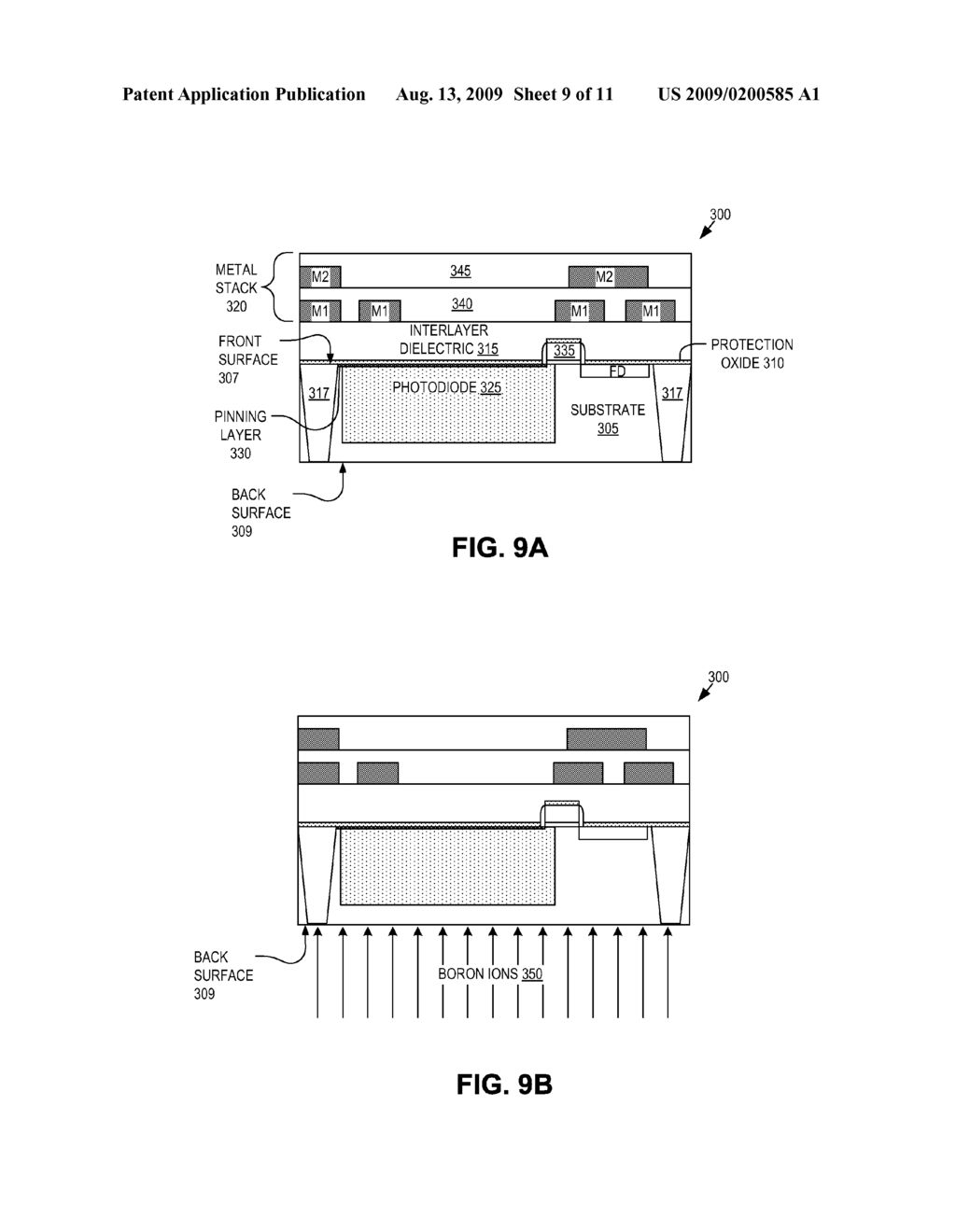 BACKSIDE ILLUMINATED IMAGING SENSOR WITH BACKSIDE P+ DOPED LAYER - diagram, schematic, and image 10