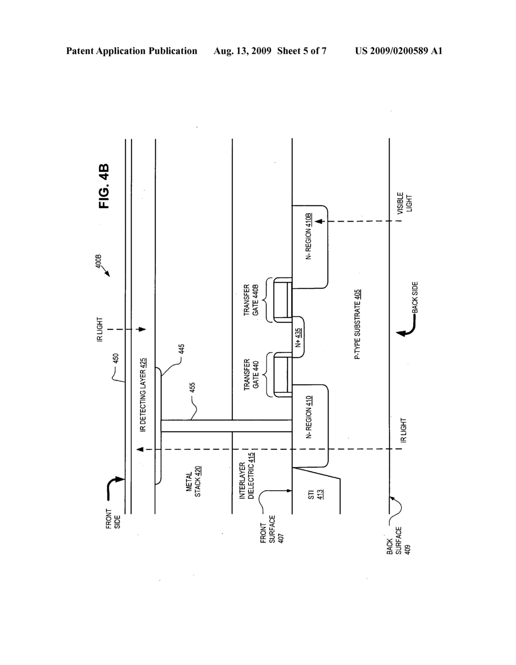 BACKSIDE ILLUMINATED IMAGING SENSOR WITH IMPROVED INFRARED SENSITIVITY - diagram, schematic, and image 06