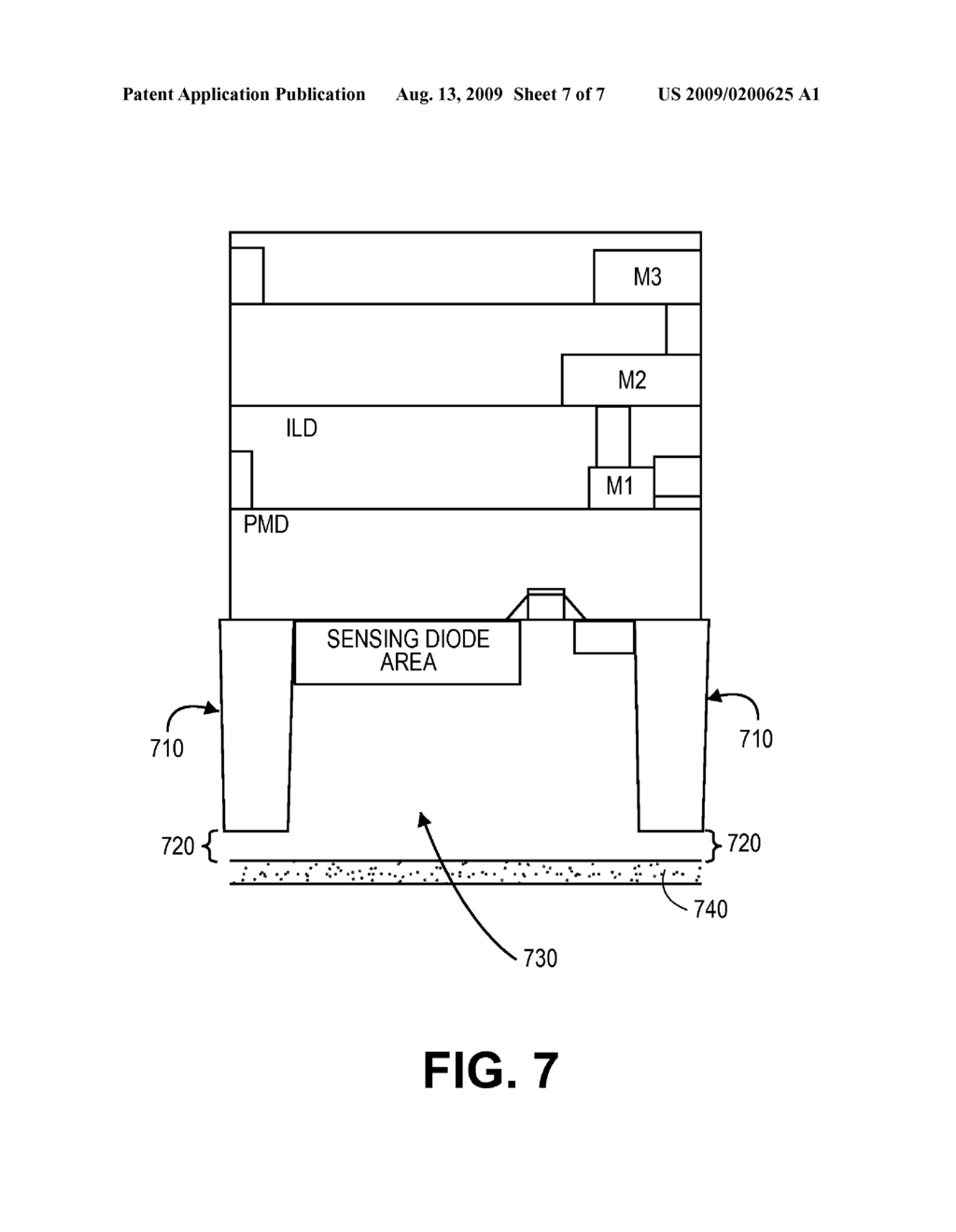 BACKSIDE ILLUMINATED IMAGE SENSOR HAVING DEEP LIGHT REFLECTIVE TRENCHES - diagram, schematic, and image 08