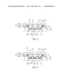 CIRCUIT BOARD STRUCTURE EMBEDDED WITH SEMICONDUCTOR CHIPS diagram and image