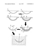 Method for manufacturing a silicone contact lens having a hydrophilic surface diagram and image