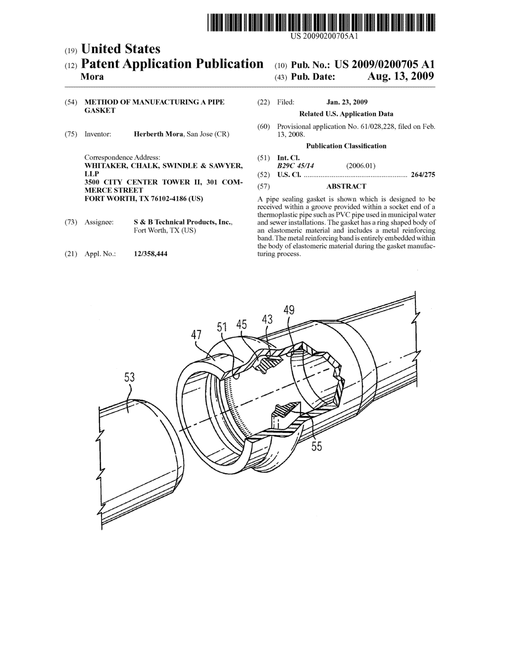 Method of Manufacturing a Pipe Gasket - diagram, schematic, and image 01