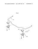 APPARATUS FOR MOUNTING STABILIZER BAR FOR VEHICLES diagram and image