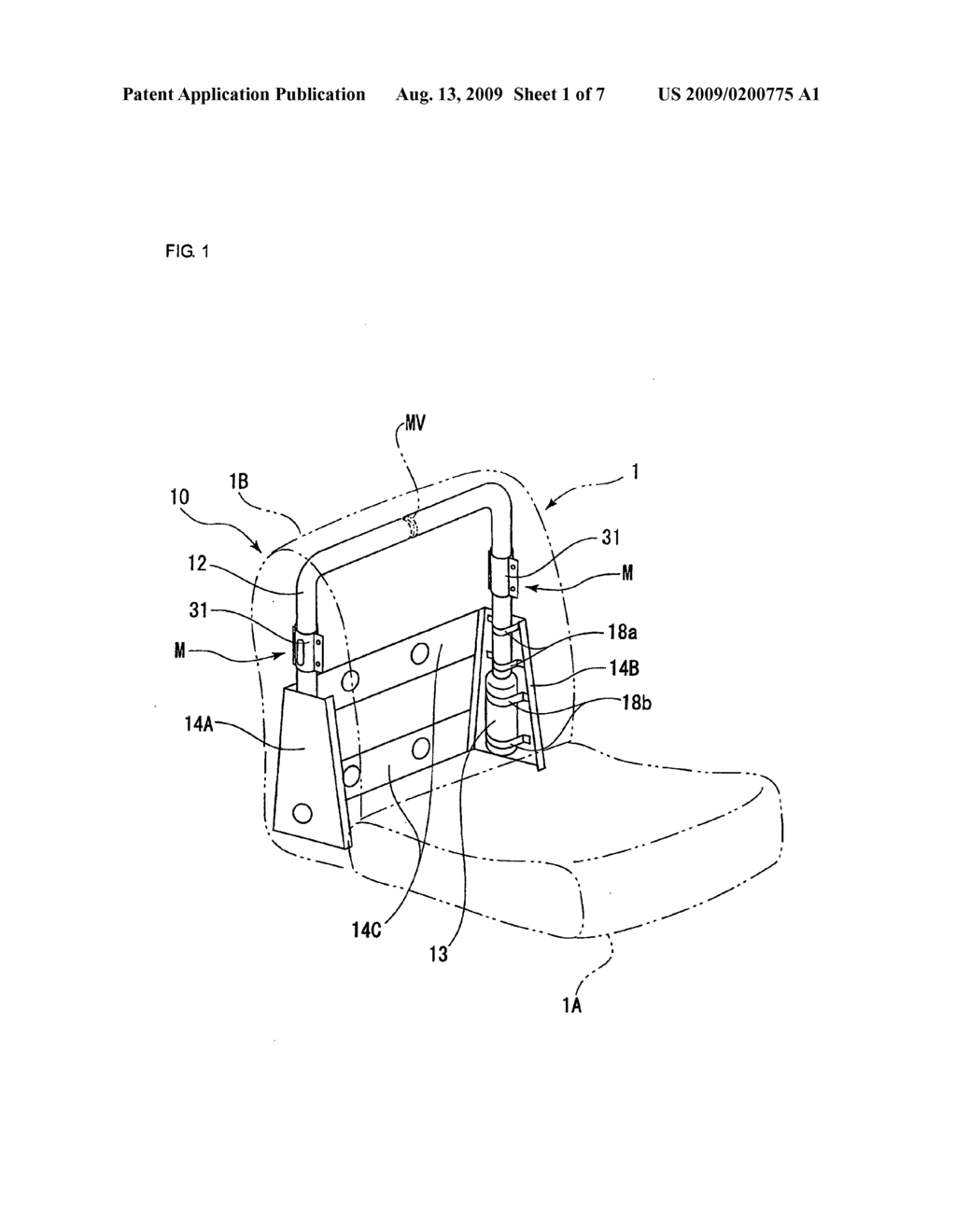 Seat-Mounted Occupant Restraining Apparatus - diagram, schematic, and image 02