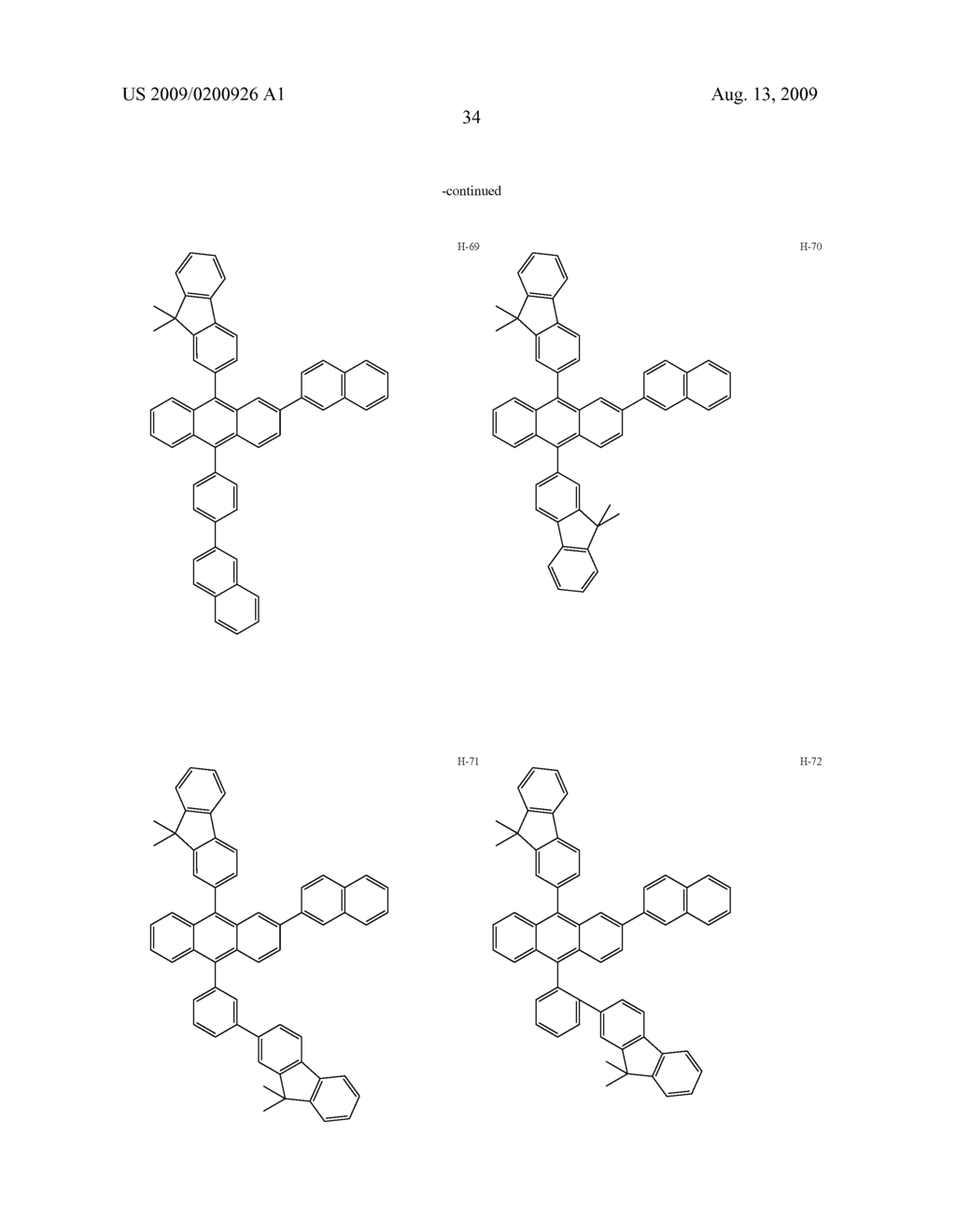 Novel organic electroluminescent compounds and organic electroluminescent device using the same - diagram, schematic, and image 36