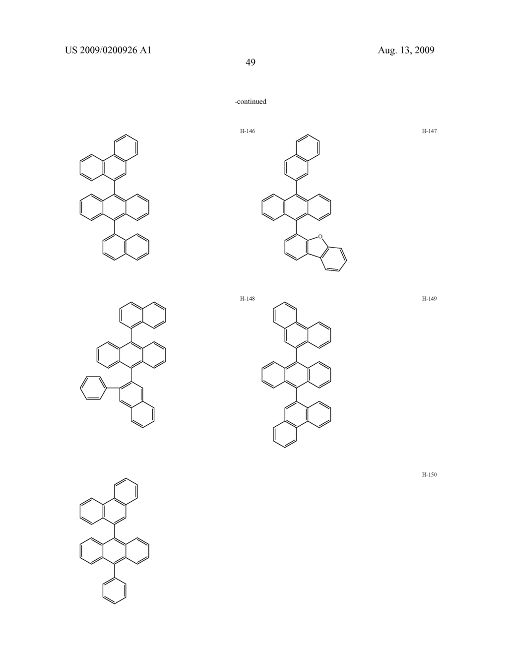 Novel organic electroluminescent compounds and organic electroluminescent device using the same - diagram, schematic, and image 51