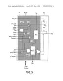 INTEGRATED CIRCUIT WITH INPUT AND/OR OUTPUT BOLTON PADS WITH INTEGRATED LOGIC diagram and image