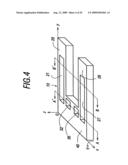 Electronic apparatus having display portion and oscillator and manufacturing method of the same diagram and image