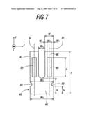 Electronic apparatus having display portion and oscillator and manufacturing method of the same diagram and image