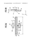 Electronic apparatus having display portion and oscillator and manufacturing method of the same diagram and image