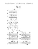 Electronic apparatus having display portion and oscillator and manufacturing method of the same diagram and image