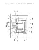 Electronic apparatus having display portion and oscillator and manufacturing method of the same diagram and image