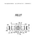 Electronic apparatus having display portion and oscillator and manufacturing method of the same diagram and image