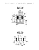 Electronic apparatus having display portion and oscillator and manufacturing method of the same diagram and image