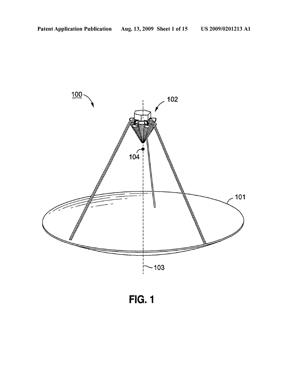 VERSATILE WIDEBAND PHASED ARRAY FED REFLECTOR ANTENNA SYSTEM AND METHOD FOR VARYING ANTENNA SYSTEM BEAMWIDTH - diagram, schematic, and image 02