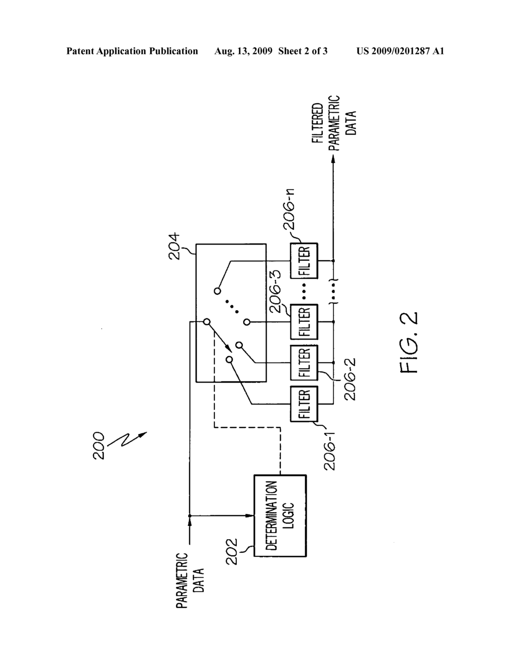 SYSTEM AND METHOD OF ADAPTIVELY FILTERING PARAMETRIC DATA FOR DISPLAY - diagram, schematic, and image 03