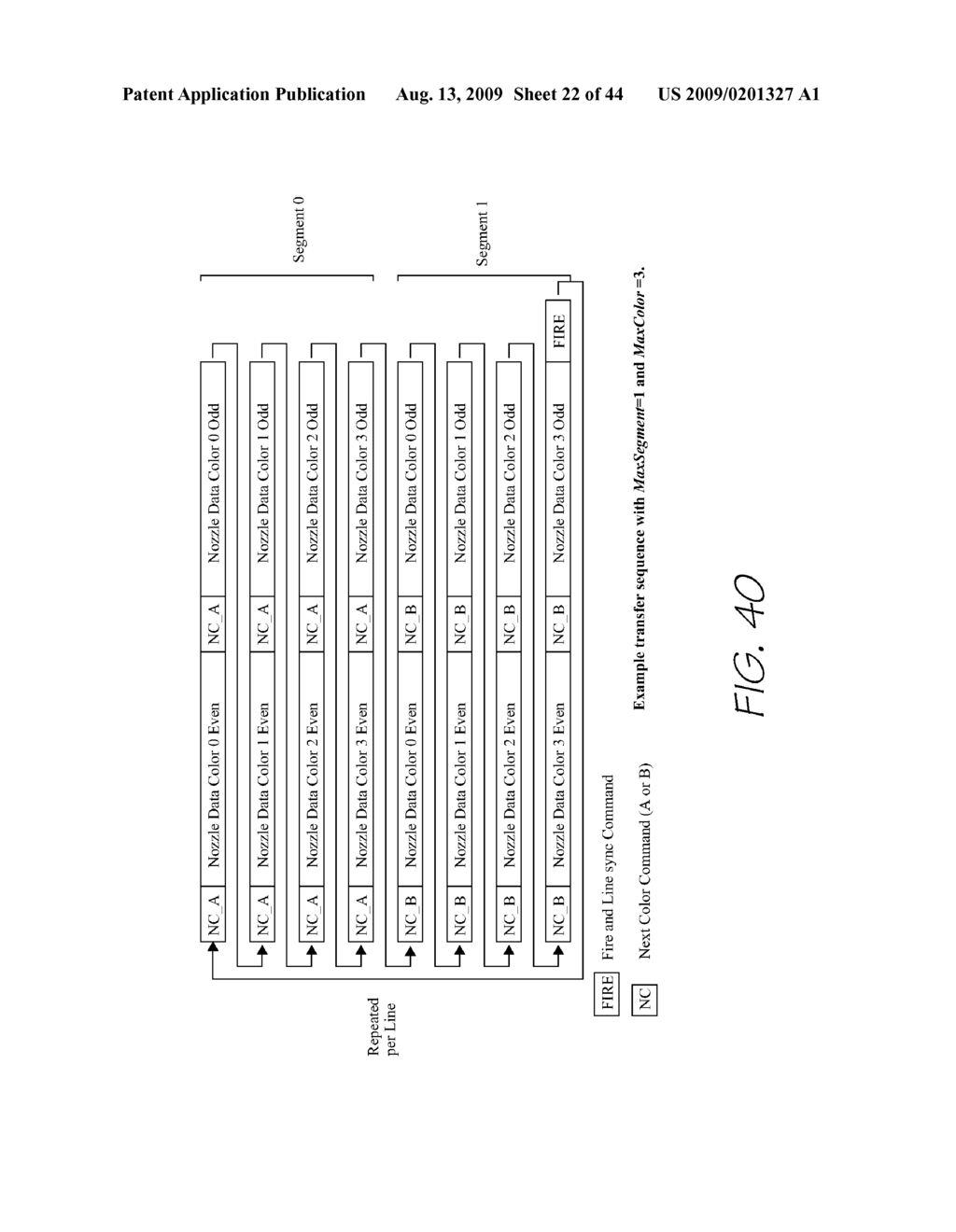 Printer Having Sequenced Printhead Nozzle Firing - diagram, schematic, and image 23