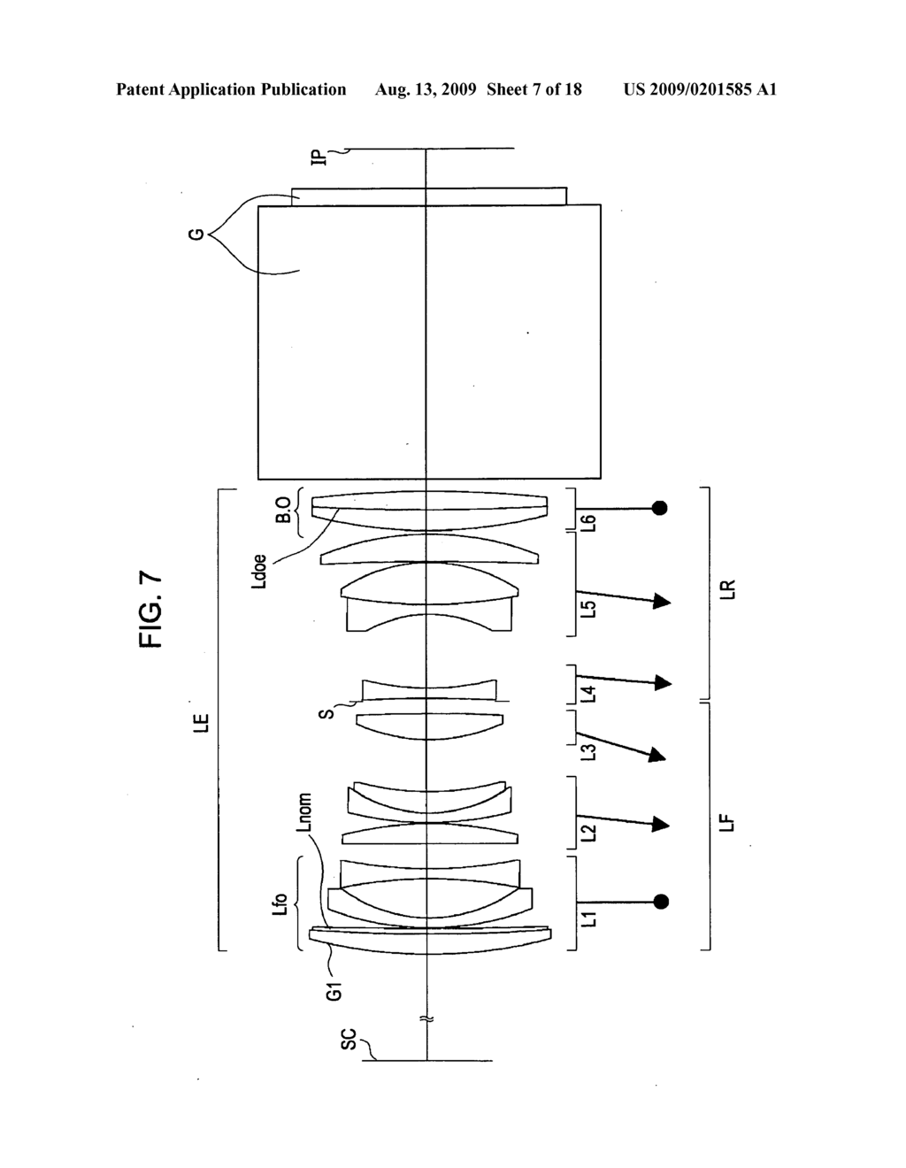 OPTICAL SYSTEM AND OPTICAL APPARATUS USING THE SAME - diagram, schematic, and image 08