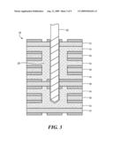 METHOD AND SYSTEM FOR IMPROVING ELECTRICAL PERFORMANCE OF VIAS FOR HIGH DATA RATE TRANSMISSION diagram and image