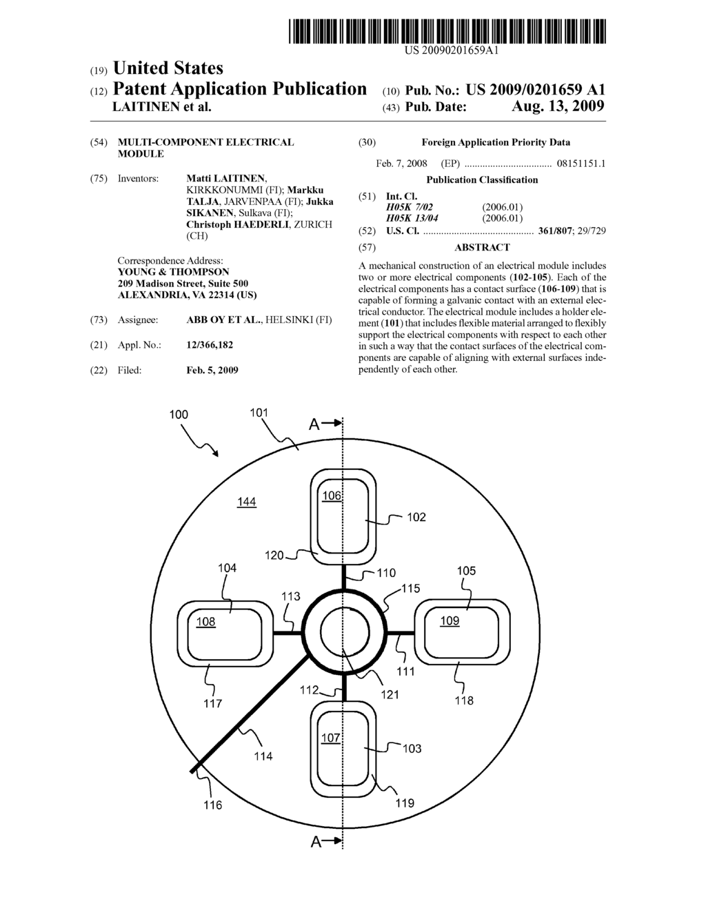 MULTI-COMPONENT ELECTRICAL MODULE - diagram, schematic, and image 01