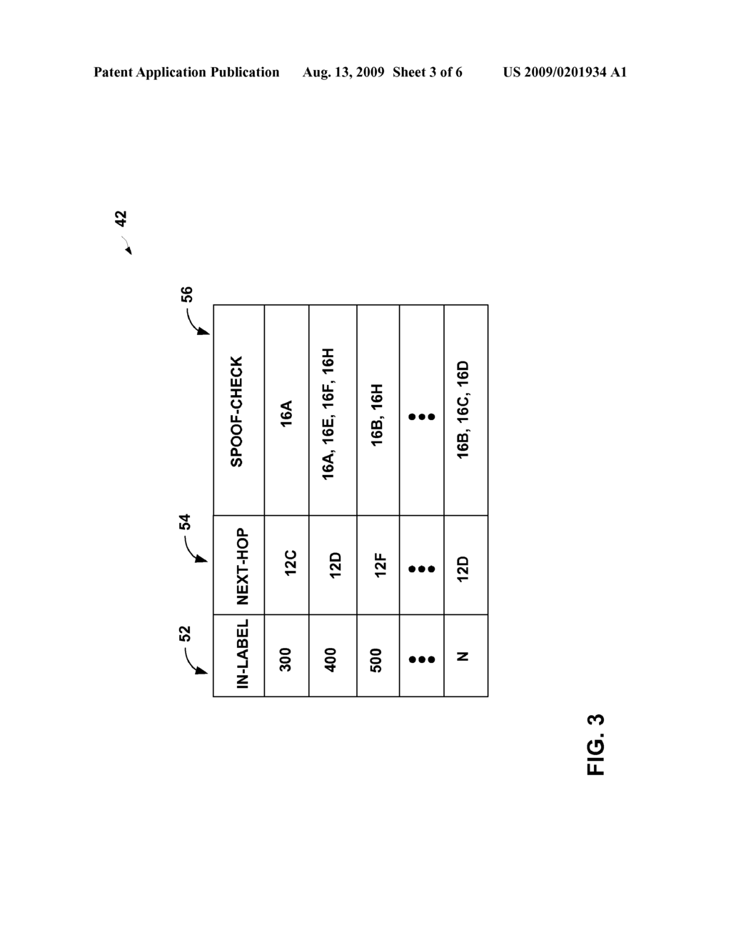 SPOOF CHECKING WITHIN A LABEL SWITCHING COMPUTER NETWORK - diagram, schematic, and image 04