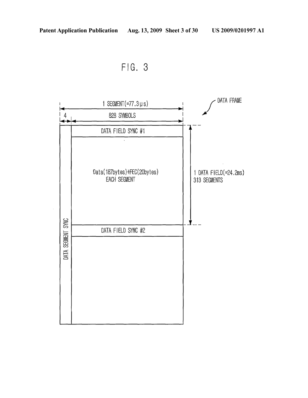 DIGITAL TELEVISION TRANSMISSION AND RECEIVING APPARATUS AND METHOD USING 1/4 RATE CODED ROBUST DATA - diagram, schematic, and image 04