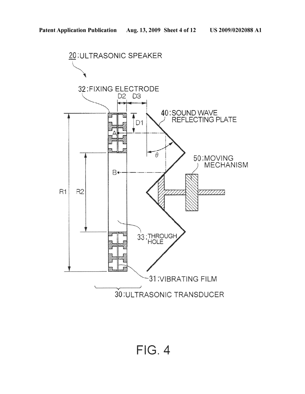 ULTRASONIC TRANSDUCER, ULTRASONIC SPEAKER, ACOUSTIC SYSTEM, AND CONTROL METHOD OF ULTRASONIC TRANSDUCER - diagram, schematic, and image 05