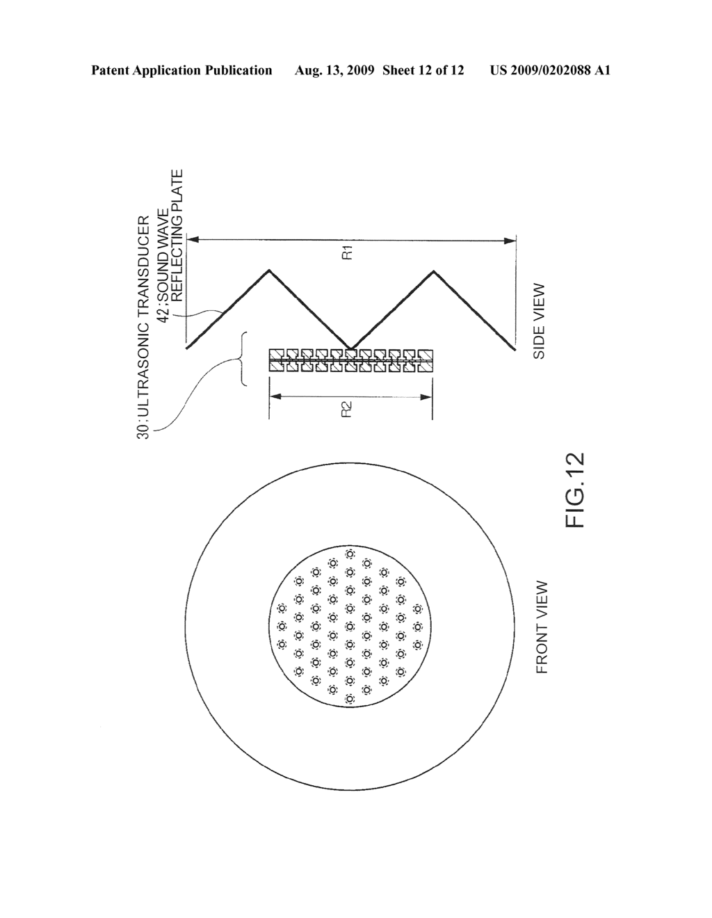 ULTRASONIC TRANSDUCER, ULTRASONIC SPEAKER, ACOUSTIC SYSTEM, AND CONTROL METHOD OF ULTRASONIC TRANSDUCER - diagram, schematic, and image 13