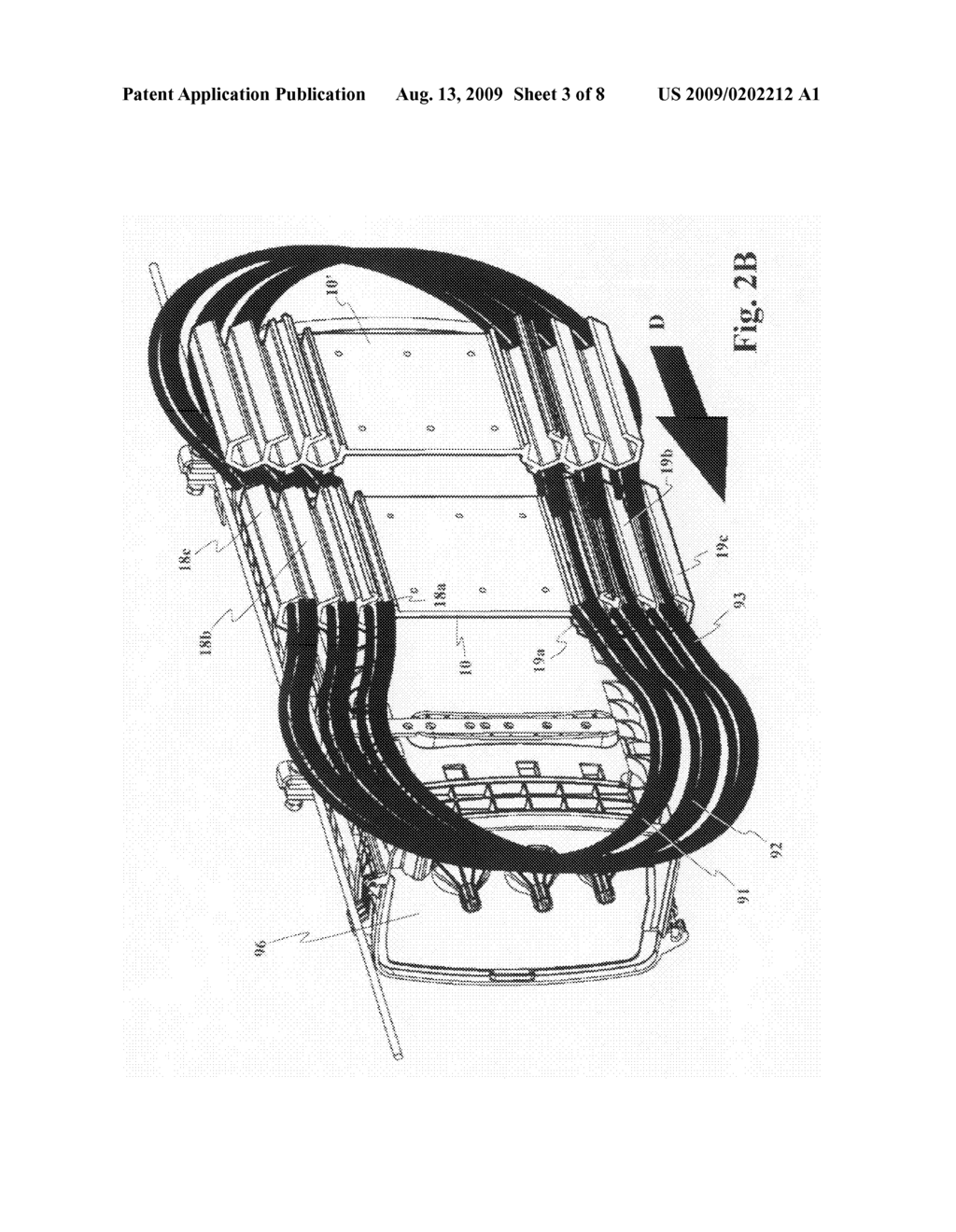 Cable slack storage rack - diagram, schematic, and image 04