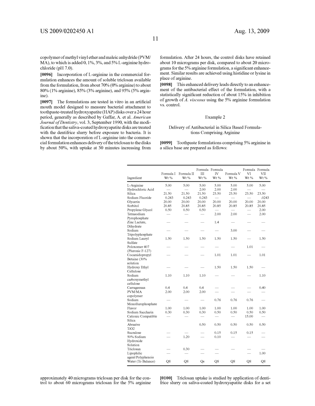 ORAL CARE PRODUCT AND METHODS OF USE AND MANUFACTURE THEREOF - diagram, schematic, and image 12