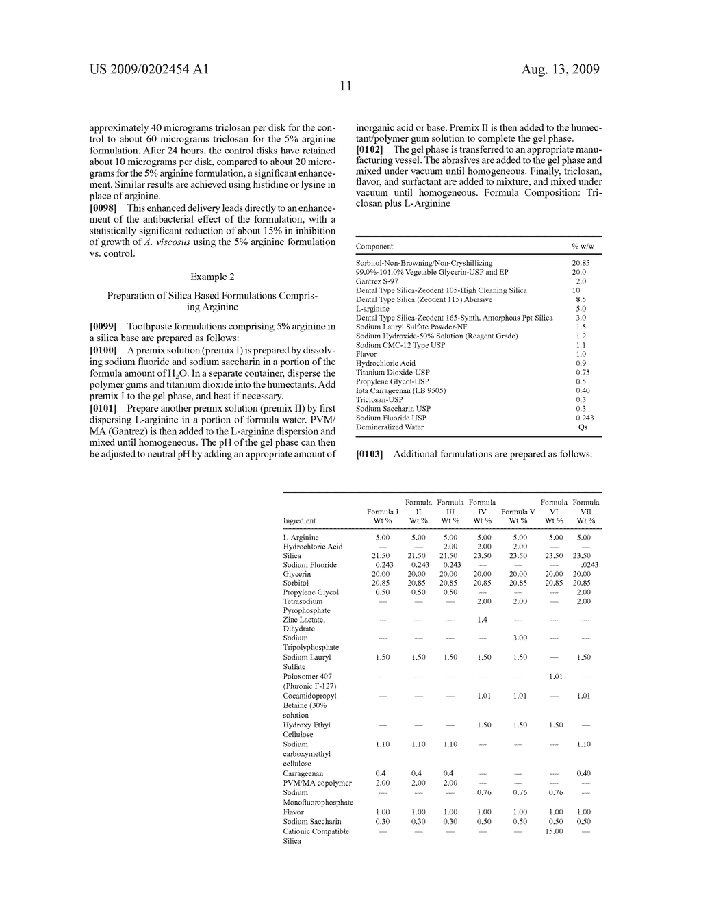 ORAL CARE PRODUCT AND METHODS OF USE AND MANUFACTURE THEREOF - diagram, schematic, and image 12