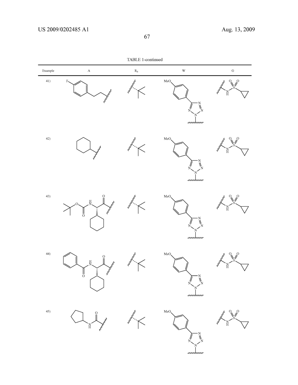 HETEROARYL-CONTAINING TRIPEPTIDE HCV SERINE PROTEASE INHIBITORS - diagram, schematic, and image 68