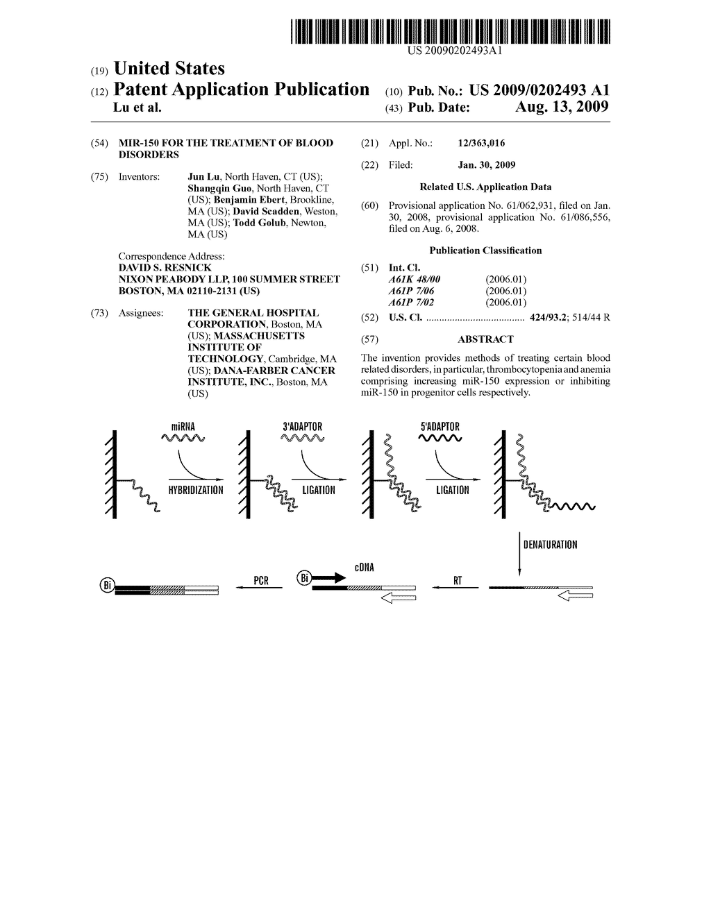 MIR-150 FOR THE TREATMENT OF BLOOD DISORDERS - diagram, schematic, and image 01