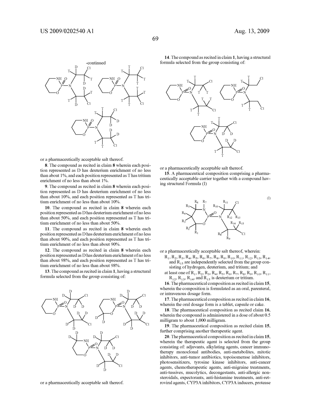 SUBSTITUTED OXAZAPHOSPHORINES - diagram, schematic, and image 70