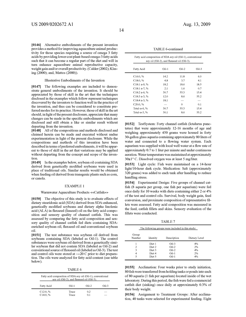 AQUACULTURE FEED, PRODUCTS, AND METHODS COMPRISING BENEFICIAL FATTY ACIDS - diagram, schematic, and image 15