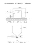 Perpendicular write head with tapered main pole diagram and image