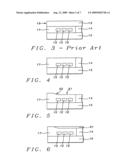 Perpendicular write head with tapered main pole diagram and image