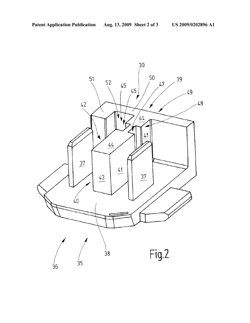 Mechanical coding between a battery pack and an electrical tool - diagram, schematic, and image 03