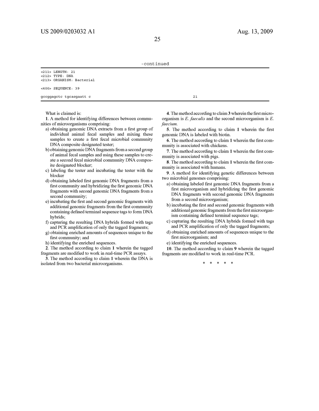 SPECIES-SPECIFIC PRIMER SETS AND IDENTIFICATION OF SPECIES-SPECIFIC DNA SEQUENCES USING GENOME FRAGMENT ENRICHMENT - diagram, schematic, and image 33