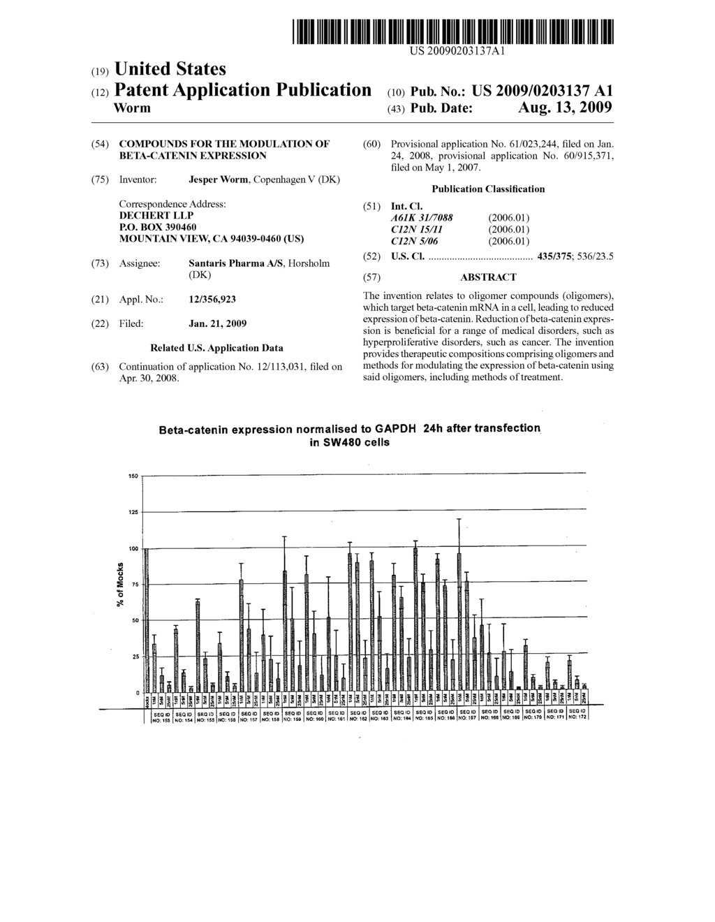 COMPOUNDS FOR THE MODULATION OF BETA-CATENIN EXPRESSION - diagram, schematic, and image 01