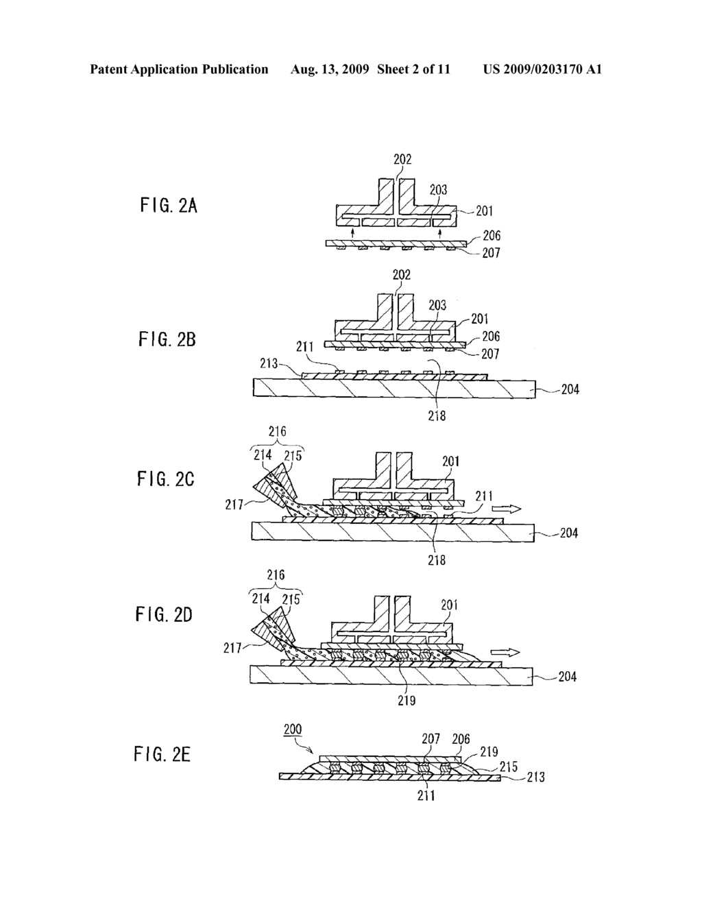 FLIP CHIP MOUNTING METHOD, FLIP CHIP MOUNTING APPARATUS AND FLIP CHIP MOUNTING BODY - diagram, schematic, and image 03