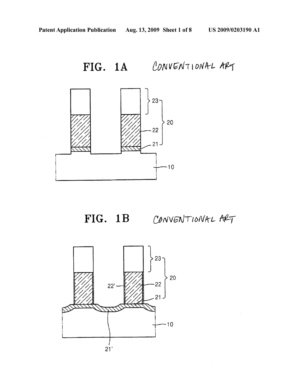 Method of forming a mask stack pattern and method of manufacturing a flash memory device including an active area having rounded corners - diagram, schematic, and image 02