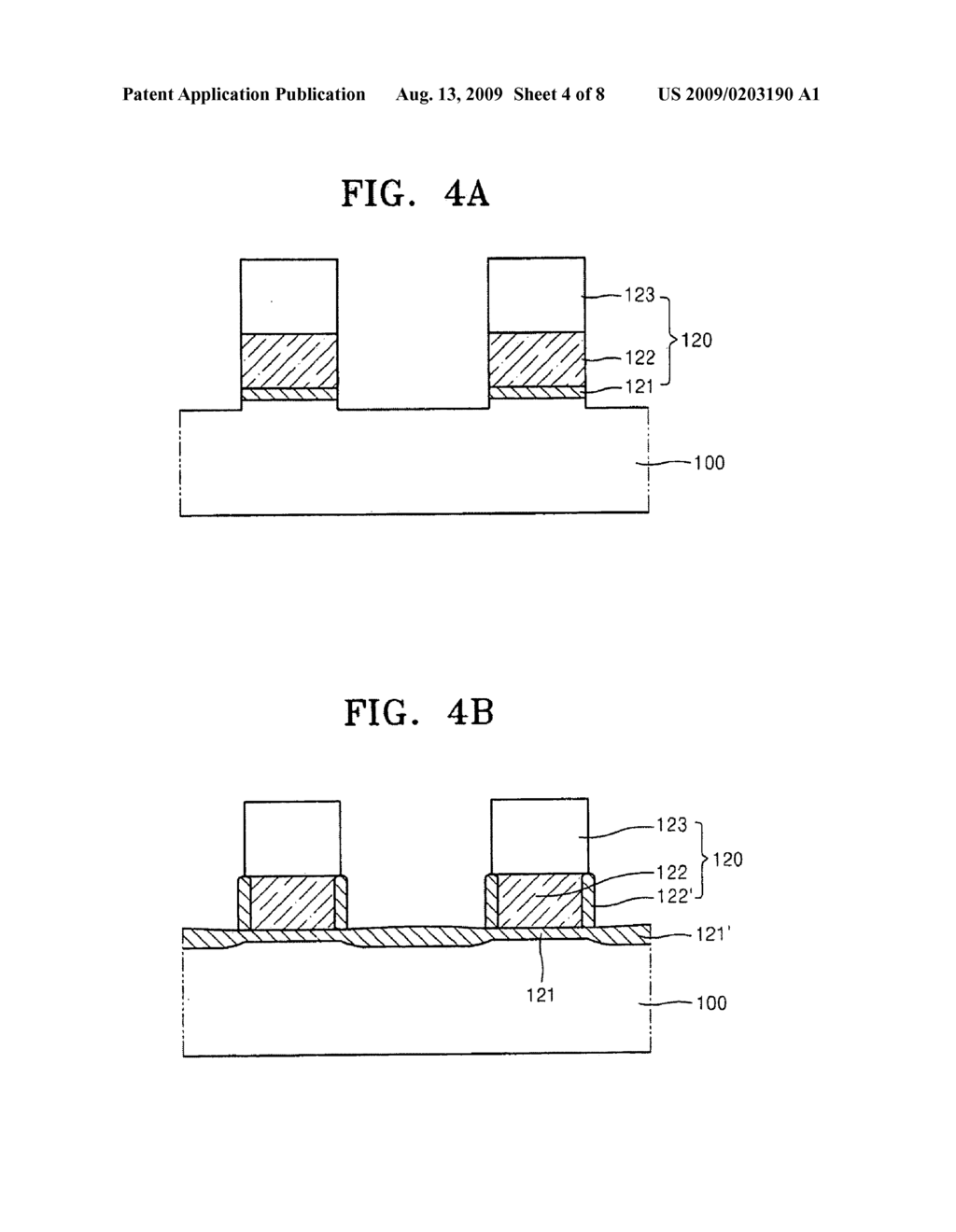 Method of forming a mask stack pattern and method of manufacturing a flash memory device including an active area having rounded corners - diagram, schematic, and image 05