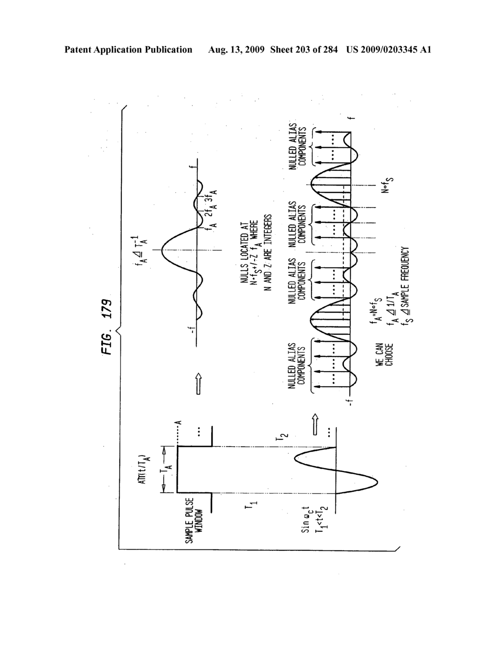 Method and system for down-converting an Electromagnetic signal, transforms for same, and Aperture relationships - diagram, schematic, and image 204