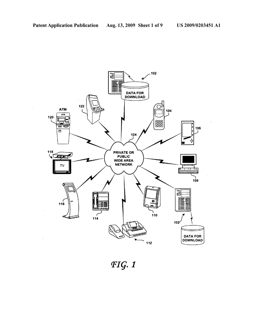 Gaming Systems Configured for Large Scale Controlled and Secure Data Downloading - diagram, schematic, and image 02