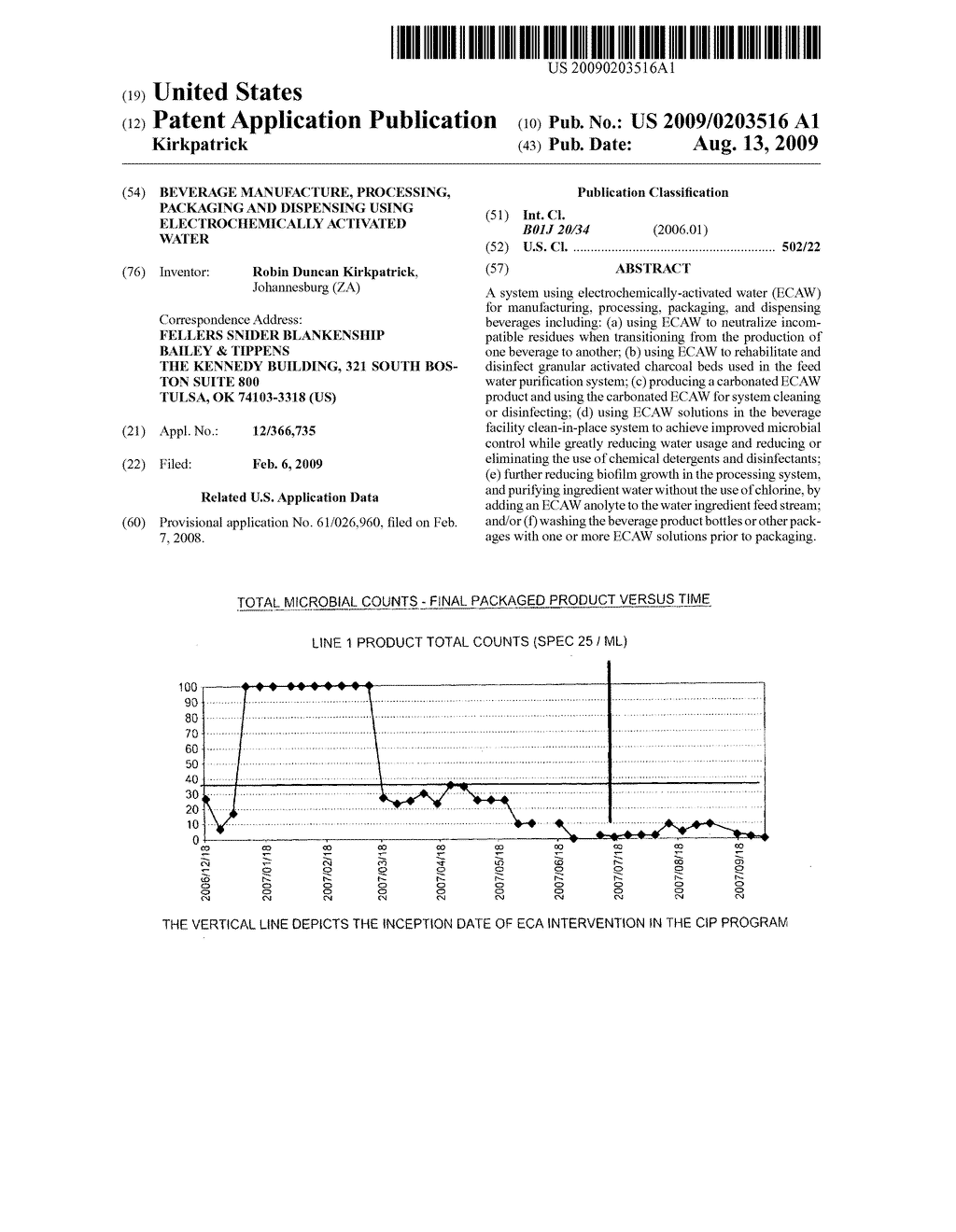 BEVERAGE MANUFACTURE, PROCESSING, PACKAGING AND DISPENSING USING ELECTROCHEMICALLY ACTIVATED WATER - diagram, schematic, and image 01