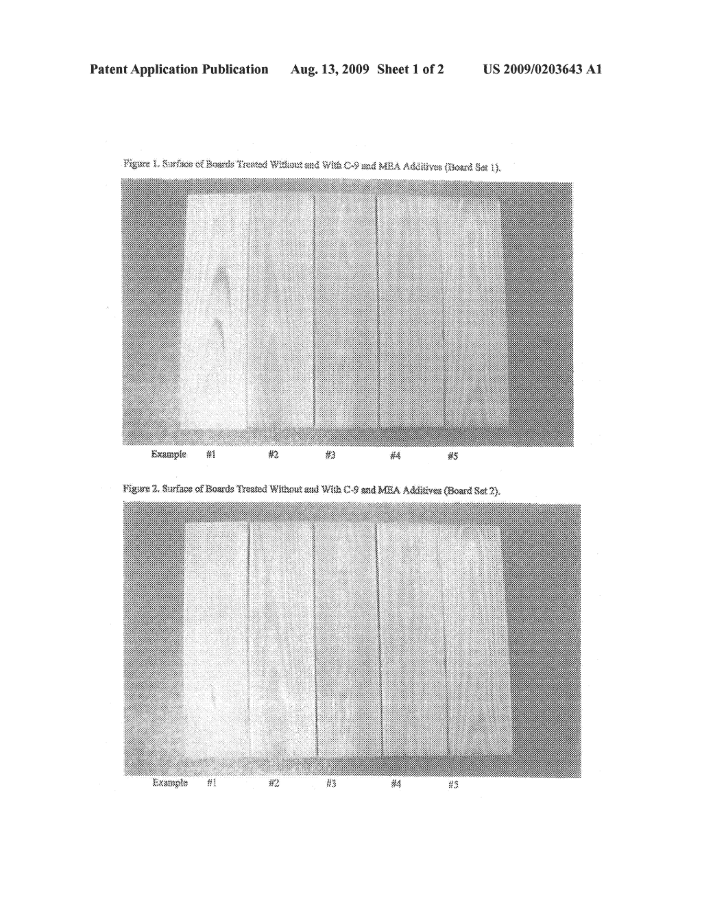 Method and composition for avoiding or mitigating the formation of preservative residues on the surface of wood treated with micronized copper-containing compositions - diagram, schematic, and image 02
