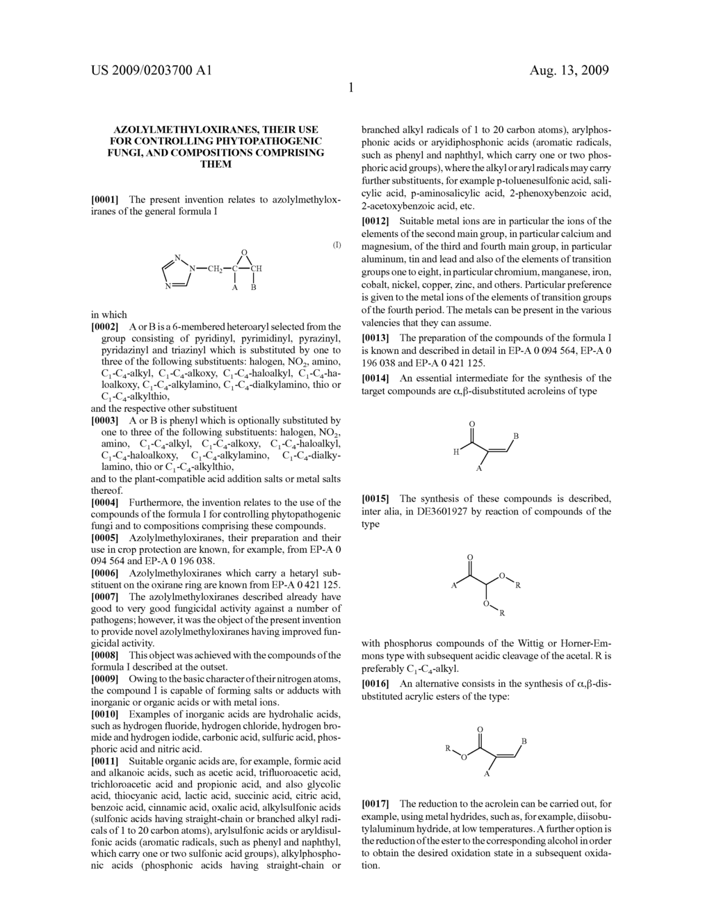 Azolylmethyloxiranes, Their Use for Controlling Phytopathogenic Fungi, and Compositions Comprising Them - diagram, schematic, and image 02