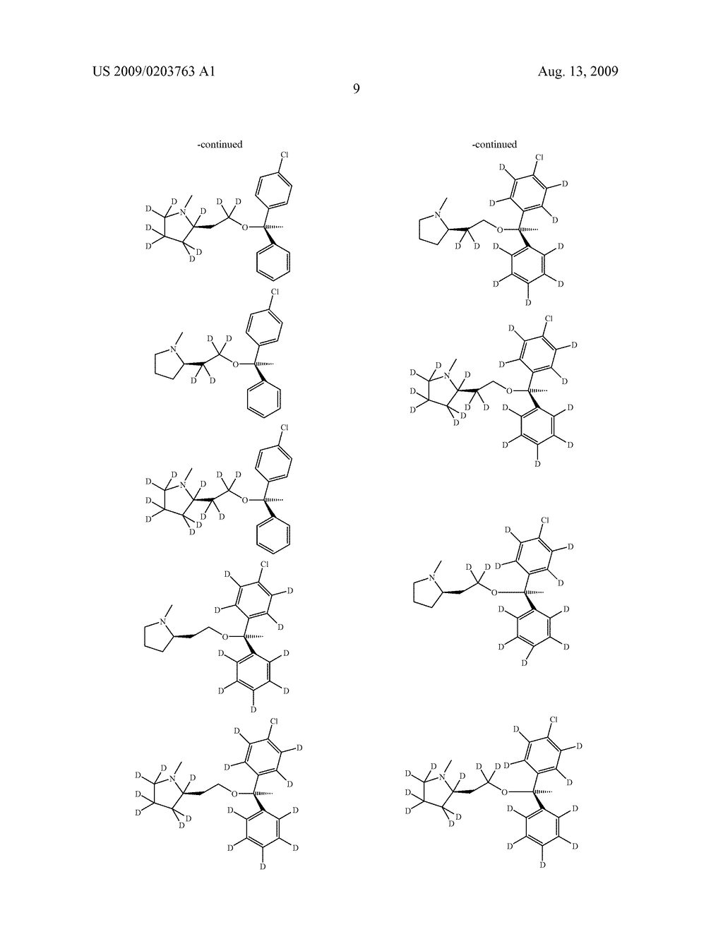 SUBSTITUTED BENZHYDRYLETHERS - diagram, schematic, and image 10